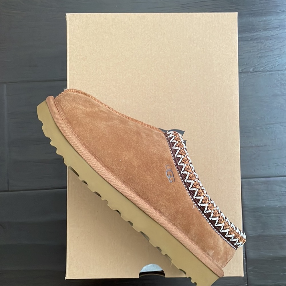 BNIB Ugg Tasman Chestnut Slippers Women’s Size 8 - Picture 4 of 8